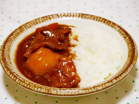 豚バラのカレー♪食べごたえ抜群！